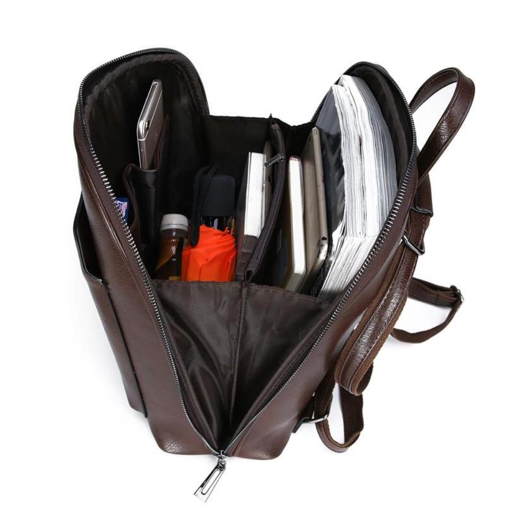 Maïlis | Sac à dos double zip classique au design épuré
