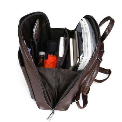 Maïlis | Sac à dos double zip classique au design épuré