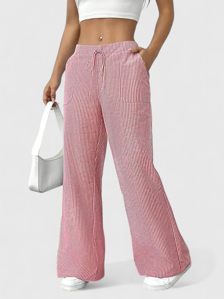 Anastasie | Pantalon ample à rayures