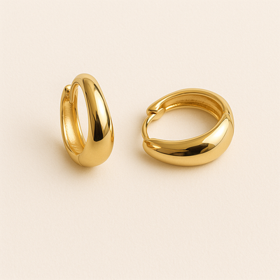 Élida | Mini Boucles d'Oreilles Dorées