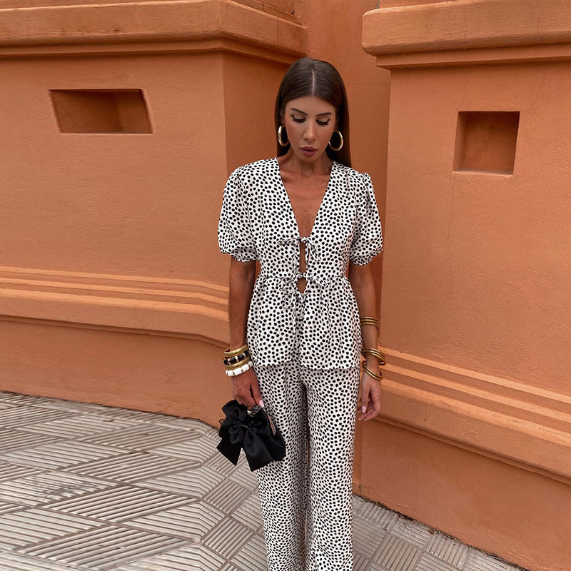 Blandine | Ensemble Casual Imprimé