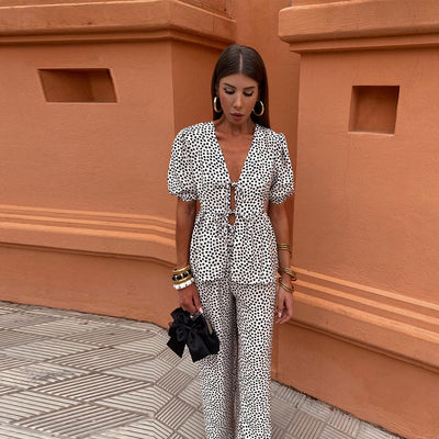 Blandine | Ensemble Casual Imprimé