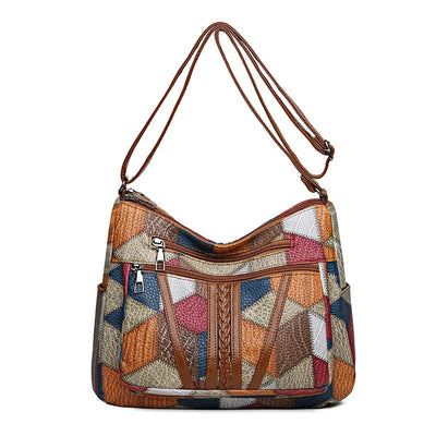 Solara | Sac Bandoulière Patchwork Élégant