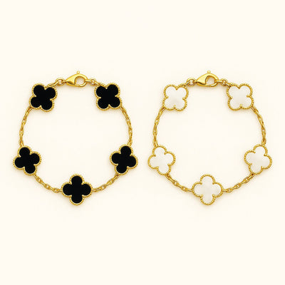 Hortelia | Set de Bracelets Noir et Blanc