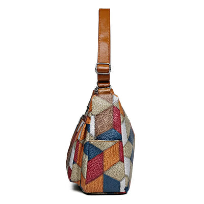 Solara | Sac Bandoulière Patchwork Élégant