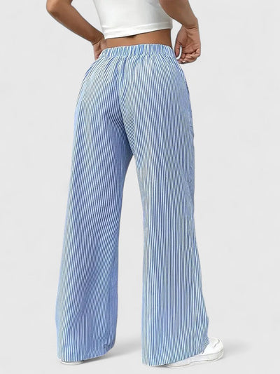 Anastasie | Pantalon ample à rayures