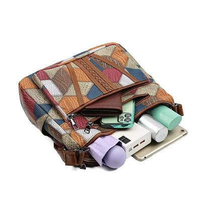 Solara | Sac Bandoulière Patchwork Élégant