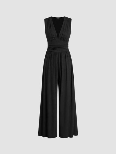 Violette | Combinaison élégante à taille marquée
