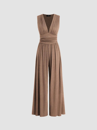 Violette | Combinaison élégante à taille marquée