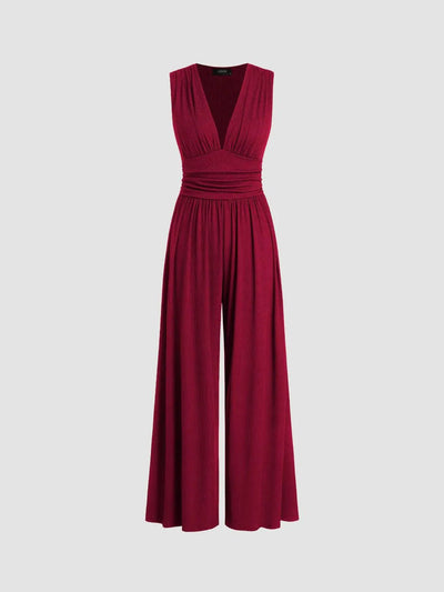 Violette | Combinaison élégante à taille marquée