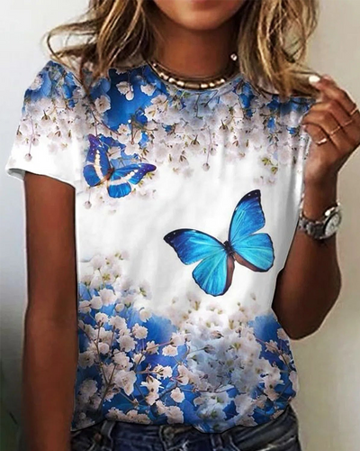 Éloria | T-shirt imprimé artistique et confortable