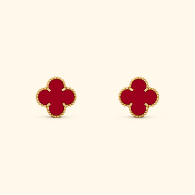 Aglaé | Boucles d’Oreilles Élégantes Trèfle