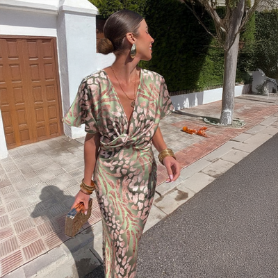 Albine | Robe élégante avec drapage