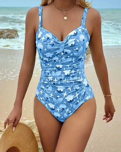 Justine | Maillot De Bain Une Pièce Débardeur Imprimé