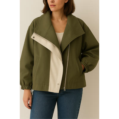 Léovadia | Manteau Coupe-Vent Tendance à Capuche