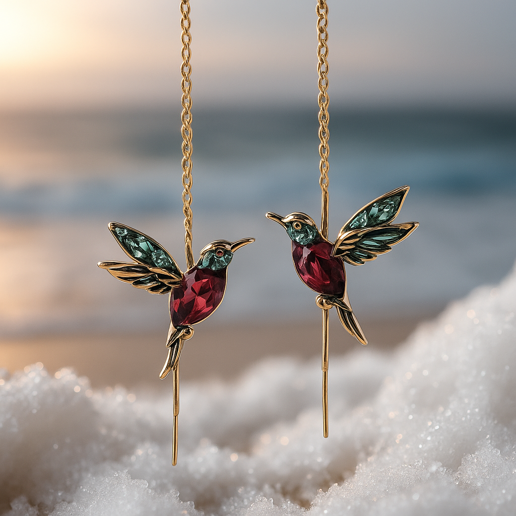 Véra | Boucles d’oreilles colibri
