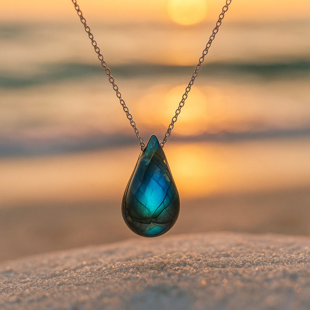Chloé | Collier en labradorite