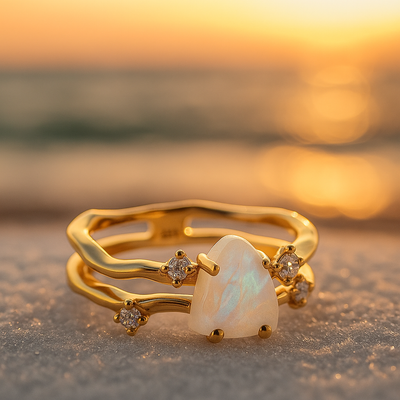 Jeanne Marie | Bague pierre de lune