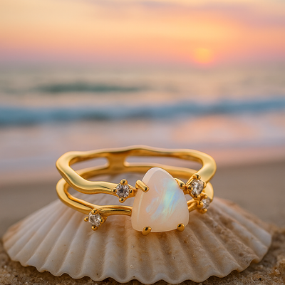 Jeanne Marie | Bague pierre de lune