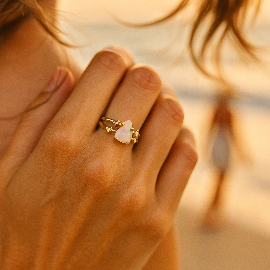 Jeanne Marie | Bague pierre de lune