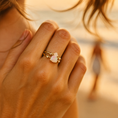 Jeanne Marie | Bague pierre de lune
