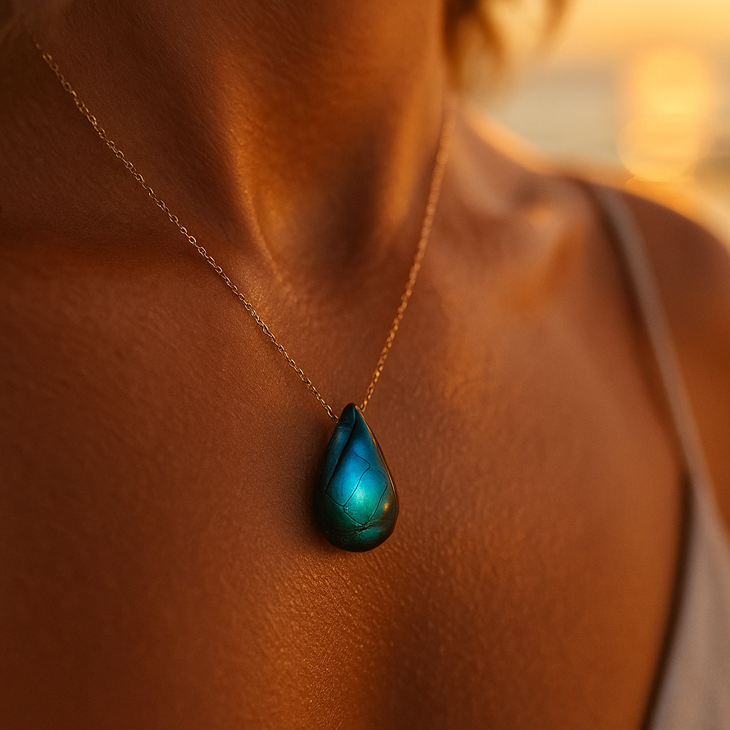 Chloé | Collier en labradorite