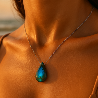 Chloé | Collier en labradorite