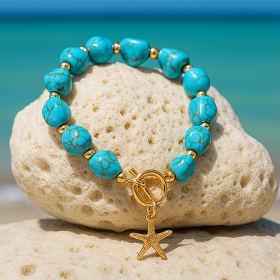 Léna | Bracelet bleu des fonds marins