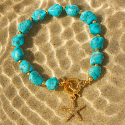 Léna | Bracelet bleu des fonds marins