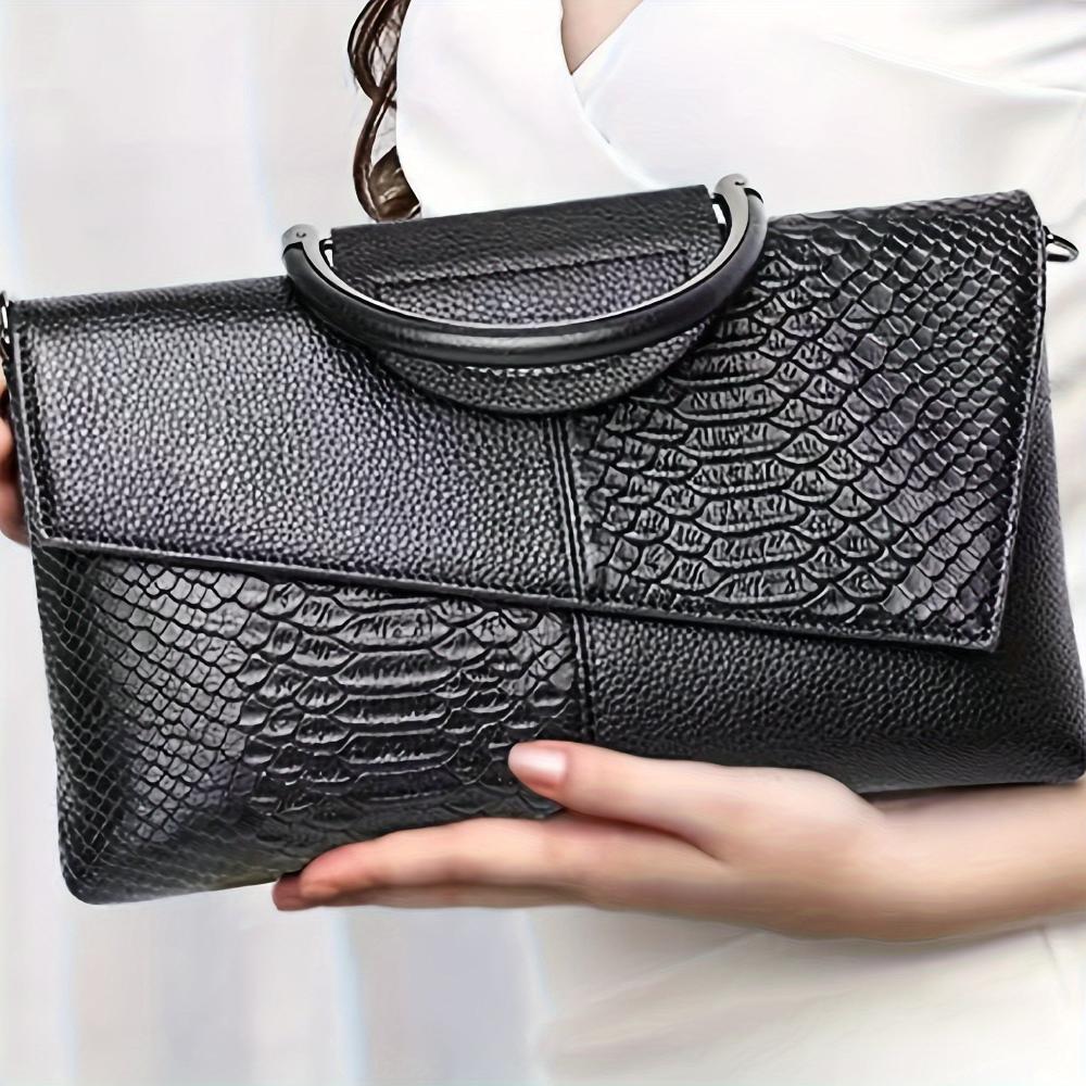Mélisande | Sac de luxe à motif crocodile