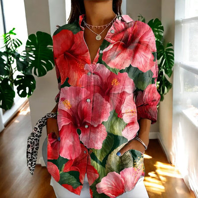 Joséphine | Blouse Vintage à Imprimé Fleuri