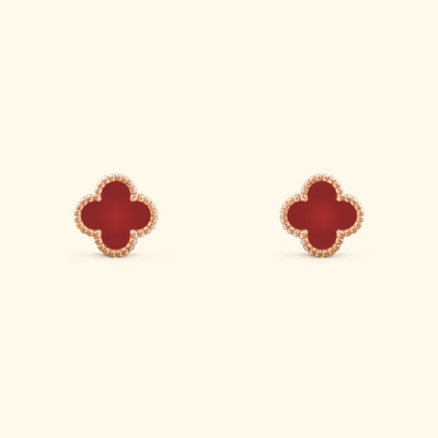Aglaé | Boucles d’Oreilles Élégantes Trèfle