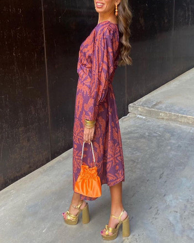 Noémie Lou | Robe imprimée élégante