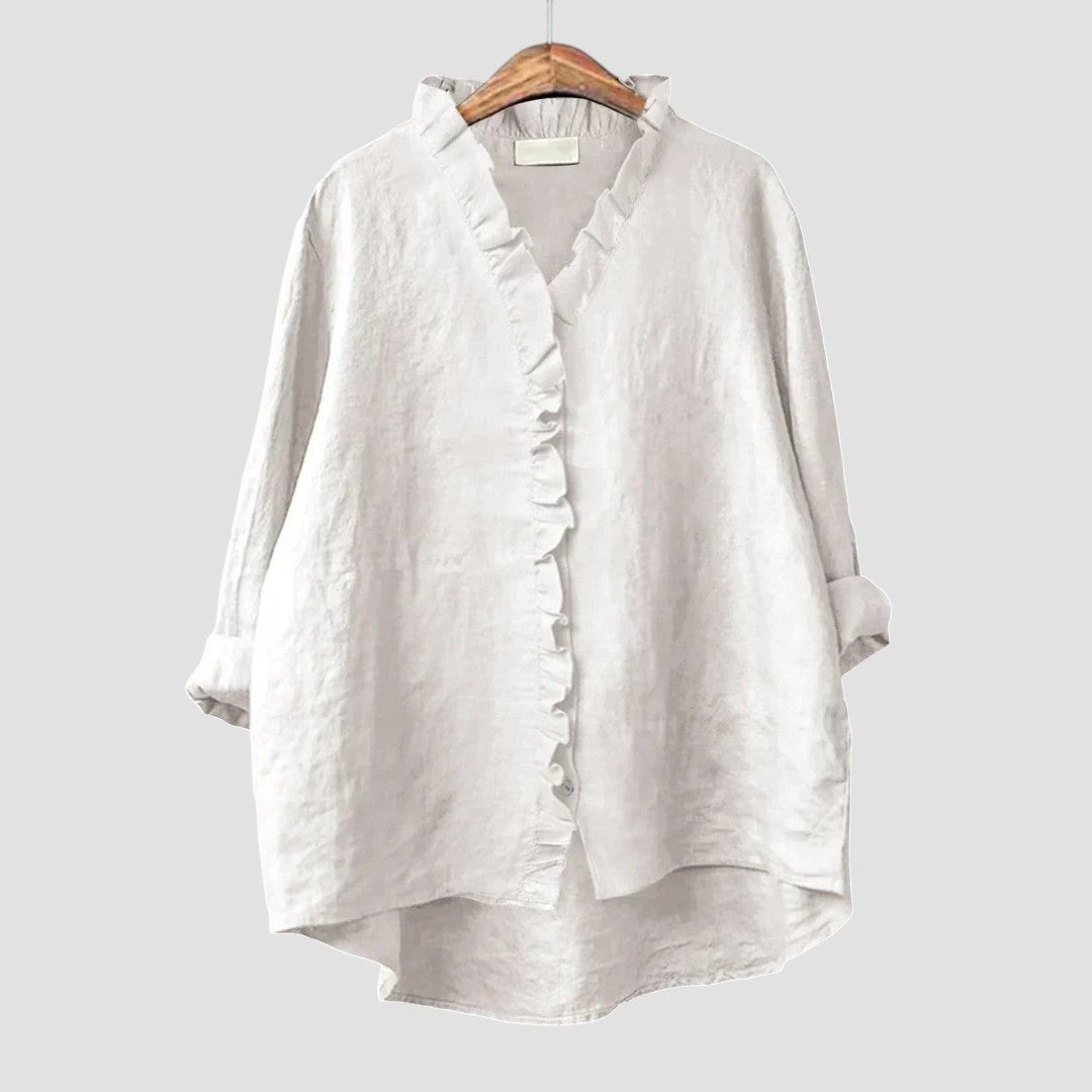 Sybille | Blouse Élégante au Tombé Léger et Confort Naturel