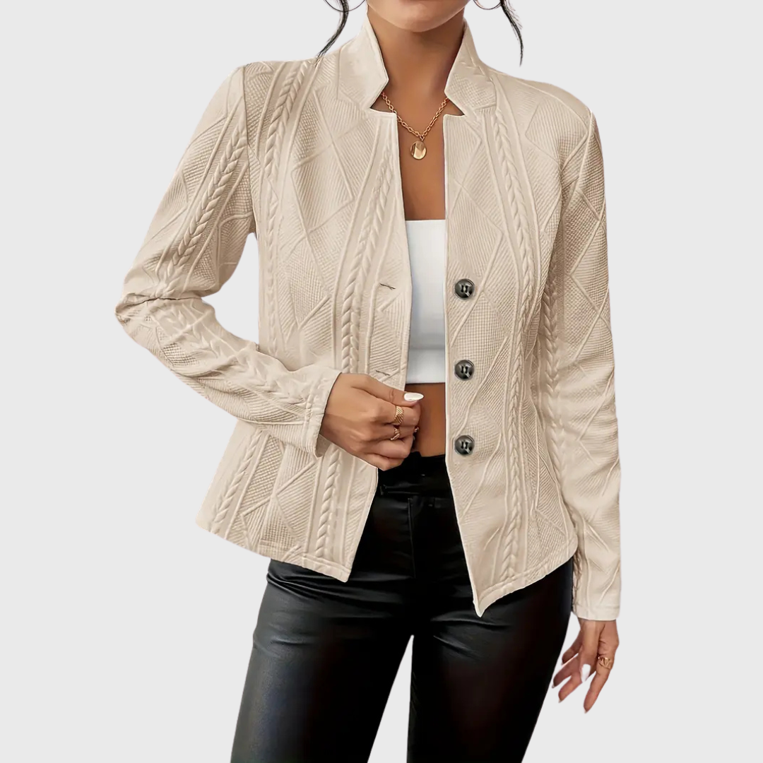 Yvonne | Blazer élégant texturé