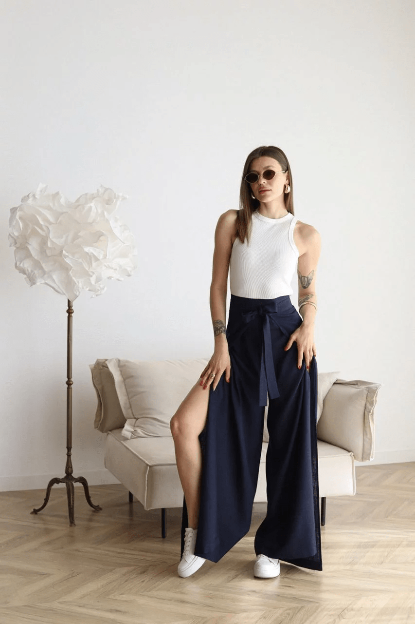 Léa Violette | Pantalon Large