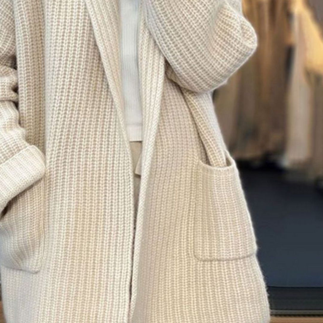 Paulette | Gilet tricoté chaud et élégant