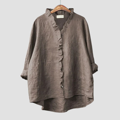 Sybille | Blouse Élégante au Tombé Léger et Confort Naturel