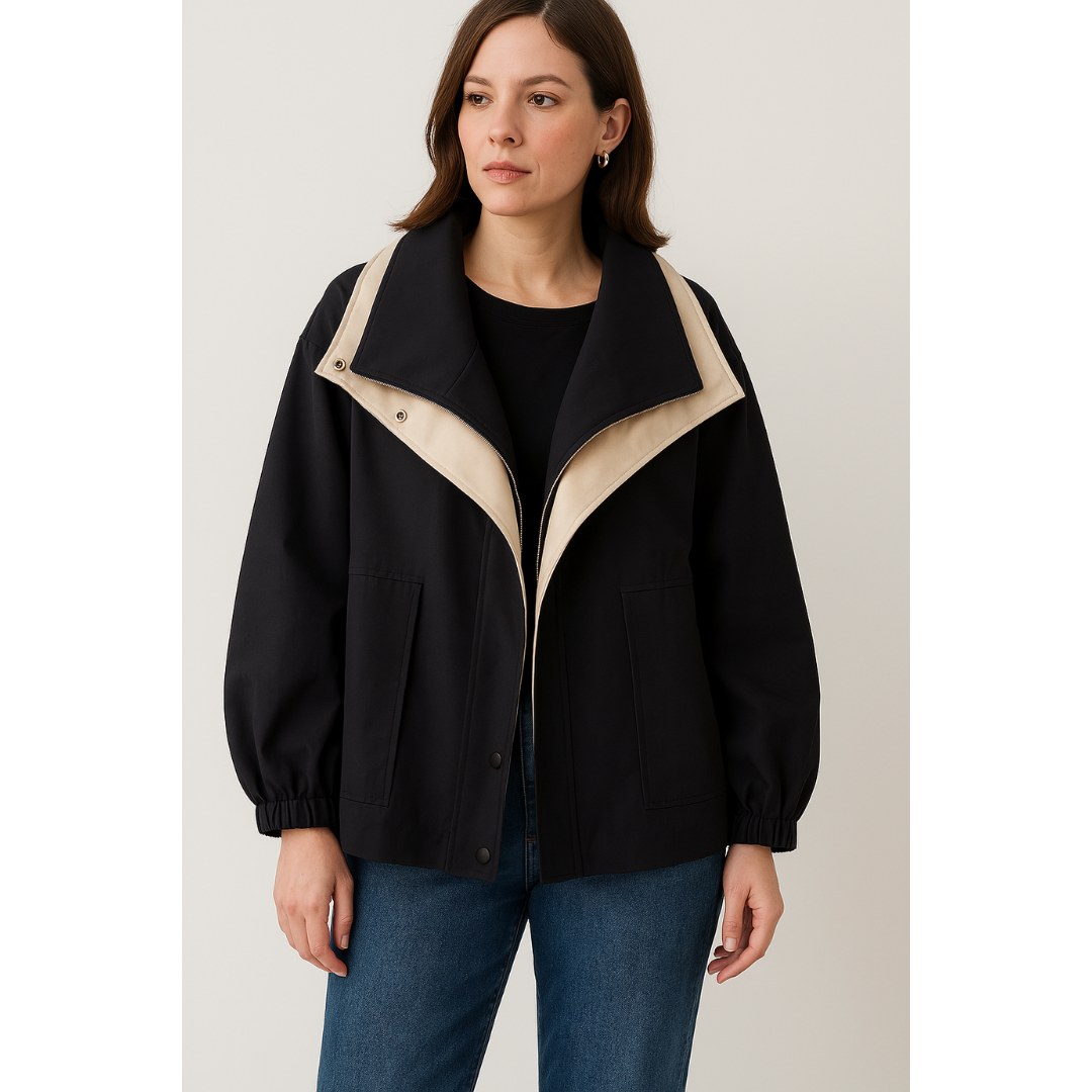 Léovadia | Manteau Coupe-Vent Tendance à Capuche