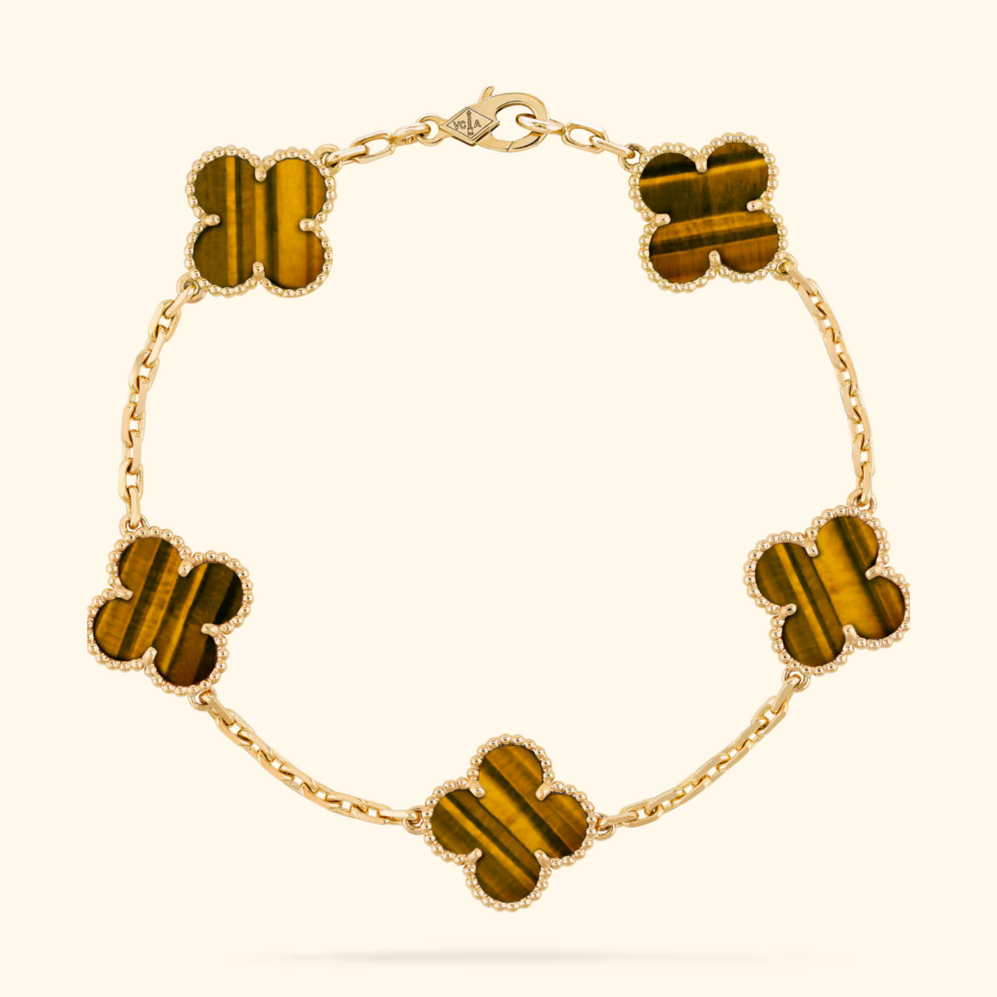 Ameline | Bracelet Floral Plaqué Or