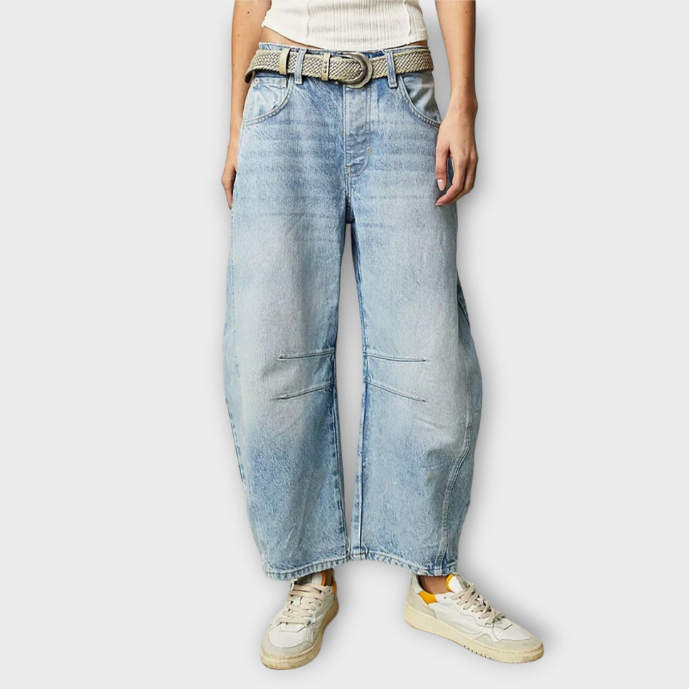 Inès | Jeans Classiques à Jambe Large