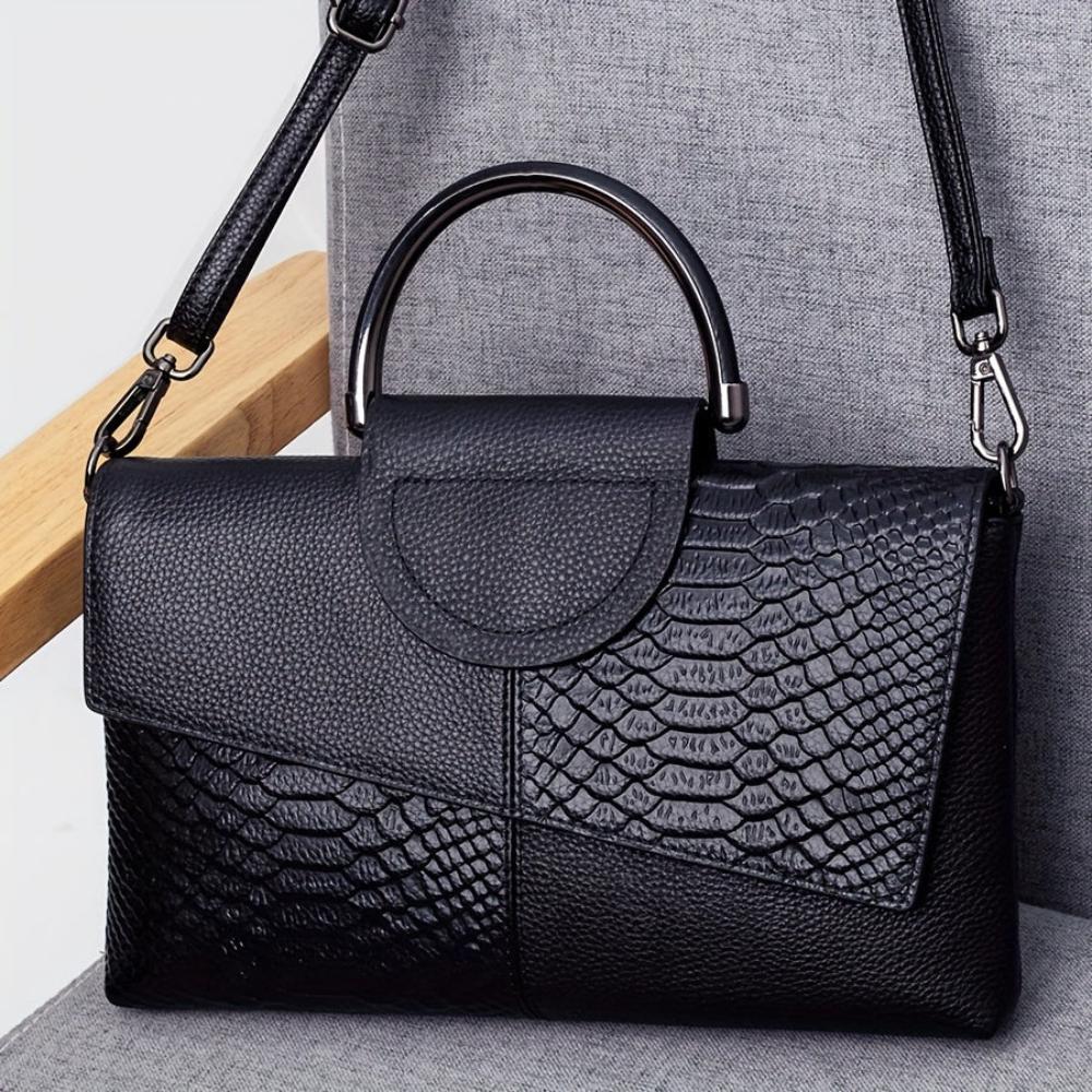 Mélisande | Sac de luxe à motif crocodile