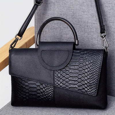 Mélisande | Sac de luxe à motif crocodile