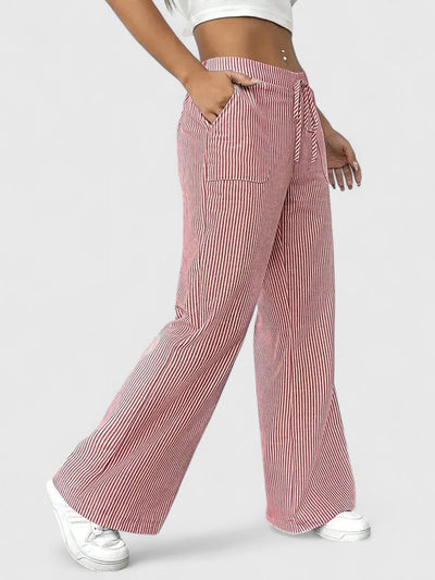 Anastasie | Pantalon ample à rayures