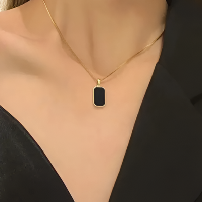 Mirelia | Chaîne Noire Minimaliste
