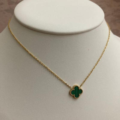 Bérengère | Collier Élégant Trèfle Noir