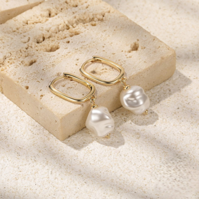 Florabelle | Boucles d'Oreilles Perle Élégantes