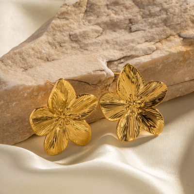 Clarimène | Boucles d’Oreilles Fleur Élégantes