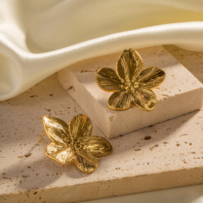 Clarimène | Boucles d’Oreilles Fleur Élégantes
