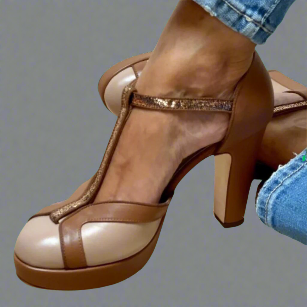 Oriane | Sandales élégantes et confortables à talons pour un style chic et volume idéal